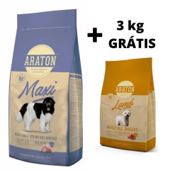 ARATON dog Adult MAXI 15kg +3kg grátis