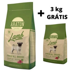 ARATON dog Junior LAMB 15kg +3kg grátis