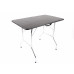 Stôl skladací, trimovací s terénnymi kolesami 100x60cm 