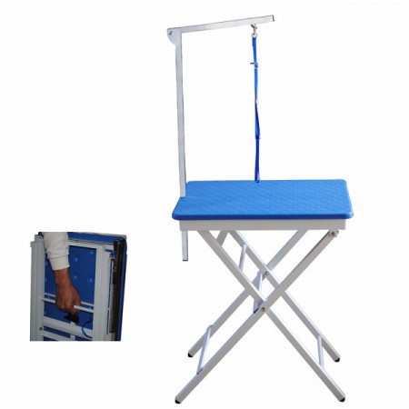 Stôl ľahký skladací- modrý N-306