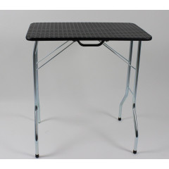 Stôl trimovací skladací bez koliesok 80x50x85cm - čierny